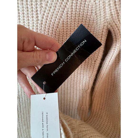 French Connection Women's Kessp Puff-Sleeve Midi Sweater Dress XS NWT - Picture 13 of 13